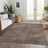 Piper Looms Mayfield Abstract AMF1018 Brown Machine Washable Area Rug Lifestyle Image Feature