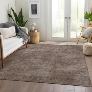 Piper Looms Mayfield Abstract AMF1018 Brown Machine Washable Area Rug Lifestyle Image Feature