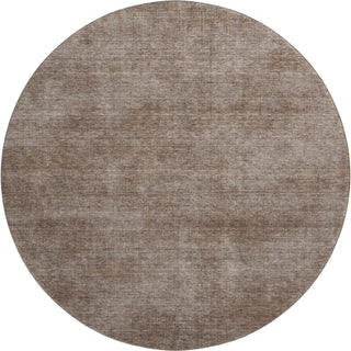 Piper Looms Mayfield Abstract AMF1018 Brown Machine Washable Area Rug Round Main Image