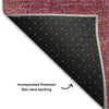 Piper Looms Mayfield Abstract AMF1018 Garnet Machine Washable Area Rug Backing Image