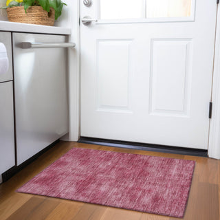 Piper Looms Mayfield Abstract AMF1018 Garnet Machine Washable Area Rug Scatter Lifestyle Image Feature