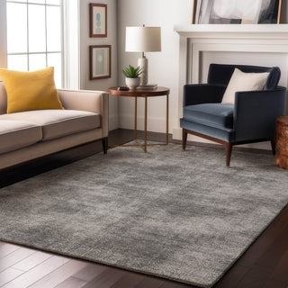 Piper Looms Mayfield Abstract AMF1018 Gray Machine Washable Area Rug Lifestyle Image Feature