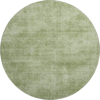 Piper Looms Mayfield Abstract AMF1018 Green Machine Washable Area Rug Round Main Image