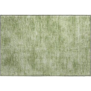 Piper Looms Mayfield Abstract AMF1018 Green Machine Washable Area Rug Scatter Main Image