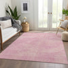 Piper Looms Mayfield Abstract AMF1018 Pink Machine Washable Area Rug Lifestyle Image Feature