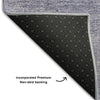 Piper Looms Mayfield Abstract AMF1018 Purple Machine Washable Area Rug Backing Image