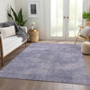 Piper Looms Mayfield Abstract AMF1018 Purple Machine Washable Area Rug Lifestyle Image Feature
