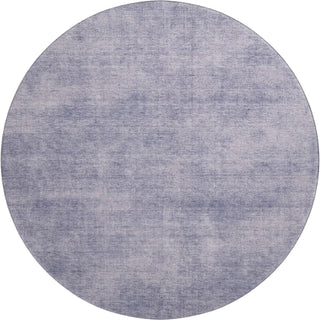 Piper Looms Mayfield Abstract AMF1018 Purple Machine Washable Area Rug Round Main Image