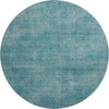 Piper Looms Mayfield Abstract AMF1018 Teal Machine Washable Area Rug Round Main Image