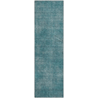 Piper Looms Mayfield Abstract AMF1018 Teal Machine Washable Area Rug Runner Main Image
