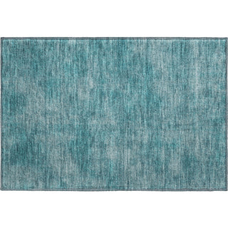 Piper Looms Mayfield Abstract AMF1018 Teal Machine Washable Area Rug Scatter Main Image