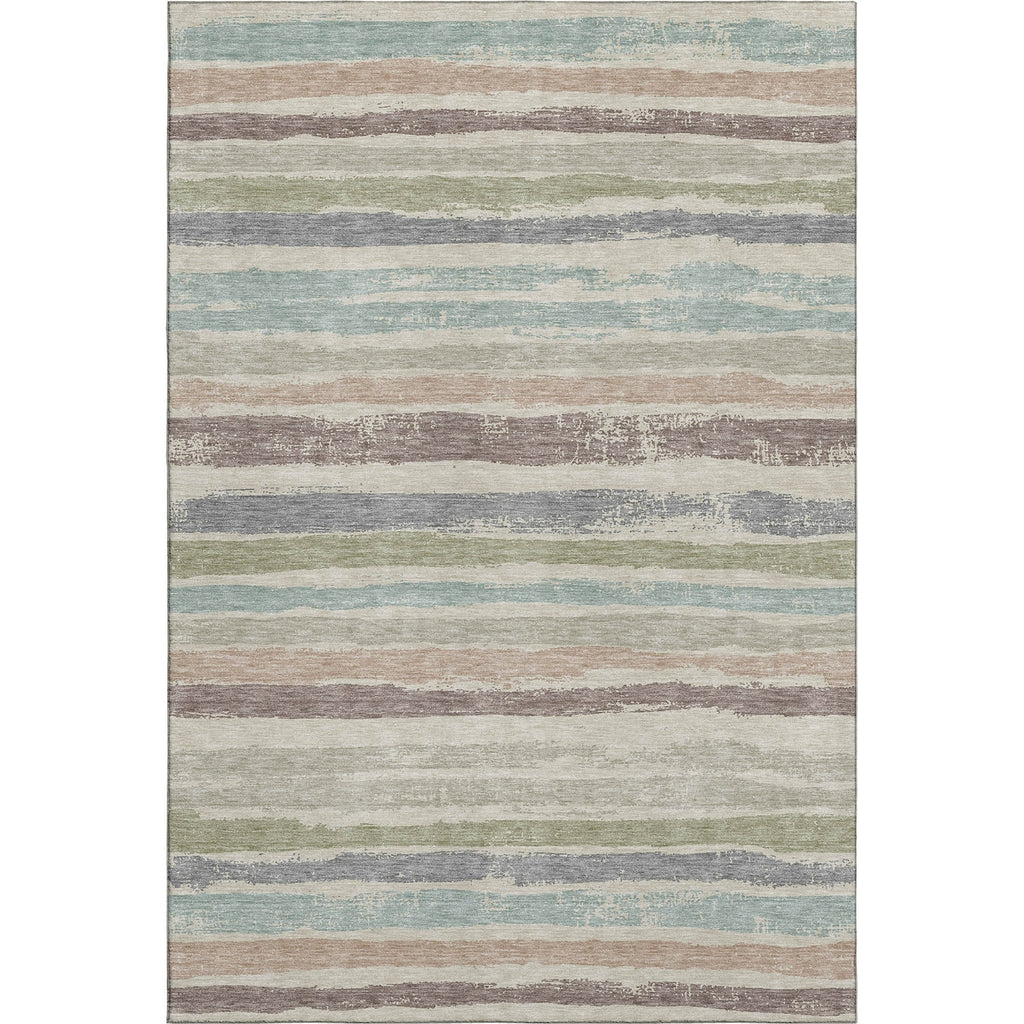 Piper Looms Mayfield Stripes AMF1019 Beige Machine Washable Area Rug main image