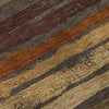Piper Looms Mayfield Stripes AMF1019 Chocolate Machine Washable Area Rug Swatch Image