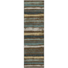 Piper Looms Mayfield Stripes AMF1019 Fudge Machine Washable Area Rug Runner Main Image