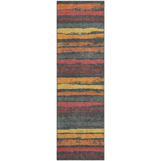 Piper Looms Mayfield Stripes AMF1019 Granite Machine Washable Area Rug Runner Main Image