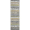 Piper Looms Mayfield Stripes AMF1019 Gray Machine Washable Area Rug Runner Main Image