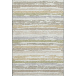 Piper Looms Mayfield Stripes AMF1019 Ivory Machine Washable Area Rug main image