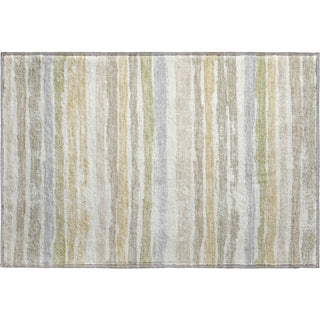 Piper Looms Mayfield Stripes AMF1019 Ivory Machine Washable Area Rug Scatter Main Image