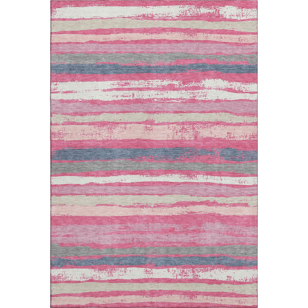 Piper Looms Mayfield Stripes AMF1019 Pink Machine Washable Area Rug main image