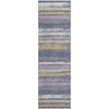 Piper Looms Mayfield Stripes AMF1019 Purple Machine Washable Area Rug Runner Main Image
