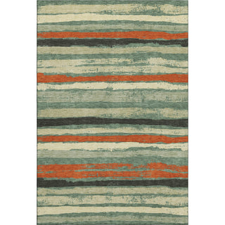 Piper Looms Mayfield Stripes AMF1019 Sage Machine Washable Area Rug main image