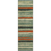 Piper Looms Mayfield Stripes AMF1019 Sage Machine Washable Area Rug Runner Main Image