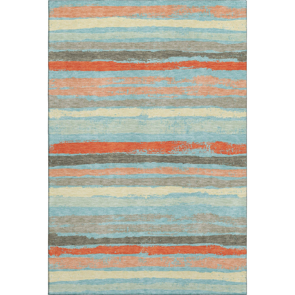 Piper Looms Mayfield Stripes AMF1019 Sky Machine Washable Area Rug main image