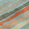 Piper Looms Mayfield Stripes AMF1019 Sky Machine Washable Area Rug Swatch Image