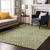 Piper Looms Mayfield Swirls AMF1020 Aloe Machine Washable Area Rug Lifestyle Image Feature