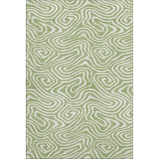Piper Looms Mayfield Swirls AMF1020 Aloe Machine Washable Area Rug main image