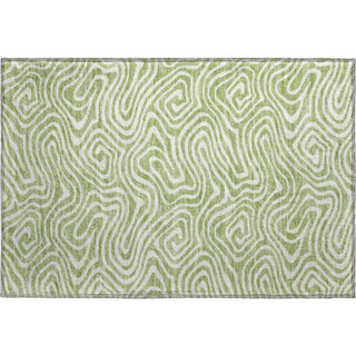 Piper Looms Mayfield Swirls AMF1020 Aloe Machine Washable Area Rug Scatter Main Image