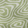 Piper Looms Mayfield Swirls AMF1020 Aloe Machine Washable Area Rug Swatch Image