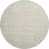 Piper Looms Mayfield Swirls AMF1020 Beige Machine Washable Area Rug Round Main Image
