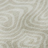 Piper Looms Mayfield Swirls AMF1020 Beige Machine Washable Area Rug Swatch Image