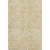 Piper Looms Mayfield Swirls AMF1020 Gold Machine Washable Area Rug main image