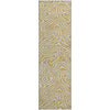 Piper Looms Mayfield Swirls AMF1020 Gold Machine Washable Area Rug Runner Main Image