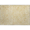 Piper Looms Mayfield Swirls AMF1020 Gold Machine Washable Area Rug Scatter Main Image