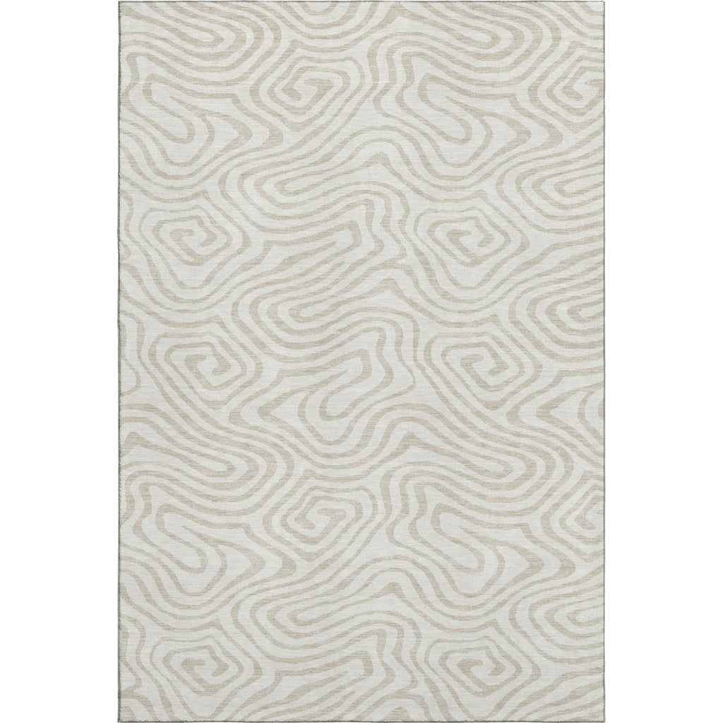 Piper Looms Mayfield Swirls AMF1020 Ivory Machine Washable Area Rug main image