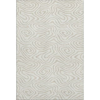 Piper Looms Mayfield Swirls AMF1020 Ivory Machine Washable Area Rug main image