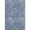 Piper Looms Mayfield Swirls AMF1020 Navy Machine Washable Area Rug main image