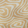 Piper Looms Mayfield Swirls AMF1020 Peach Machine Washable Area Rug Swatch Image