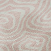 Piper Looms Mayfield Swirls AMF1020 Pink Machine Washable Area Rug Swatch Image