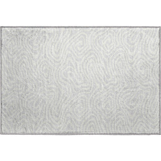 Piper Looms Mayfield Swirls AMF1020 Silver Machine Washable Area Rug Scatter Main Image