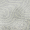 Piper Looms Mayfield Swirls AMF1020 Silver Machine Washable Area Rug Swatch Image