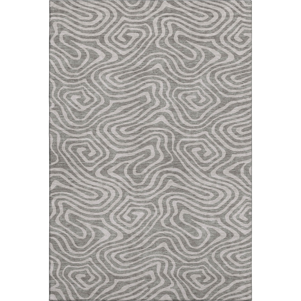 Piper Looms Mayfield Swirls AMF1020 Taupe Machine Washable Area Rug main image