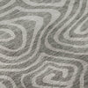 Piper Looms Mayfield Swirls AMF1020 Taupe Machine Washable Area Rug Swatch Image