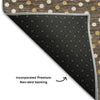Piper Looms Mayfield Circles AMF1021 Brown Machine Washable Area Rug Backing Image