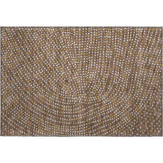 Piper Looms Mayfield Circles AMF1021 Brown Machine Washable Area Rug Scatter Main Image