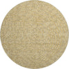 Piper Looms Mayfield Circles AMF1021 Gold Machine Washable Area Rug Round Main Image