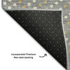 Piper Looms Mayfield Circles AMF1021 Gray Machine Washable Area Rug Backing Image